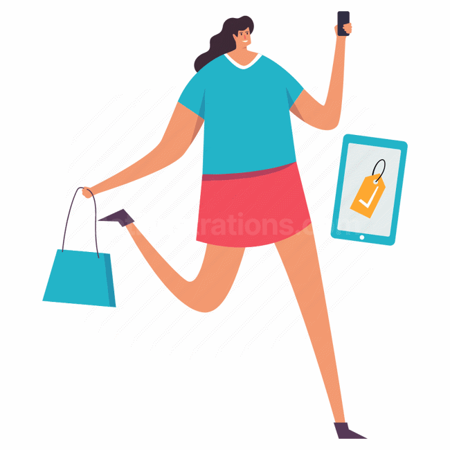 Shopping and Retail  illustration preview image